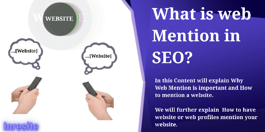 Mention in SEO: What is web Mention is about in SEO