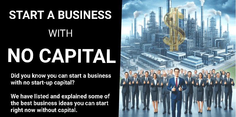 Start a BUSINESS with no start-up capital